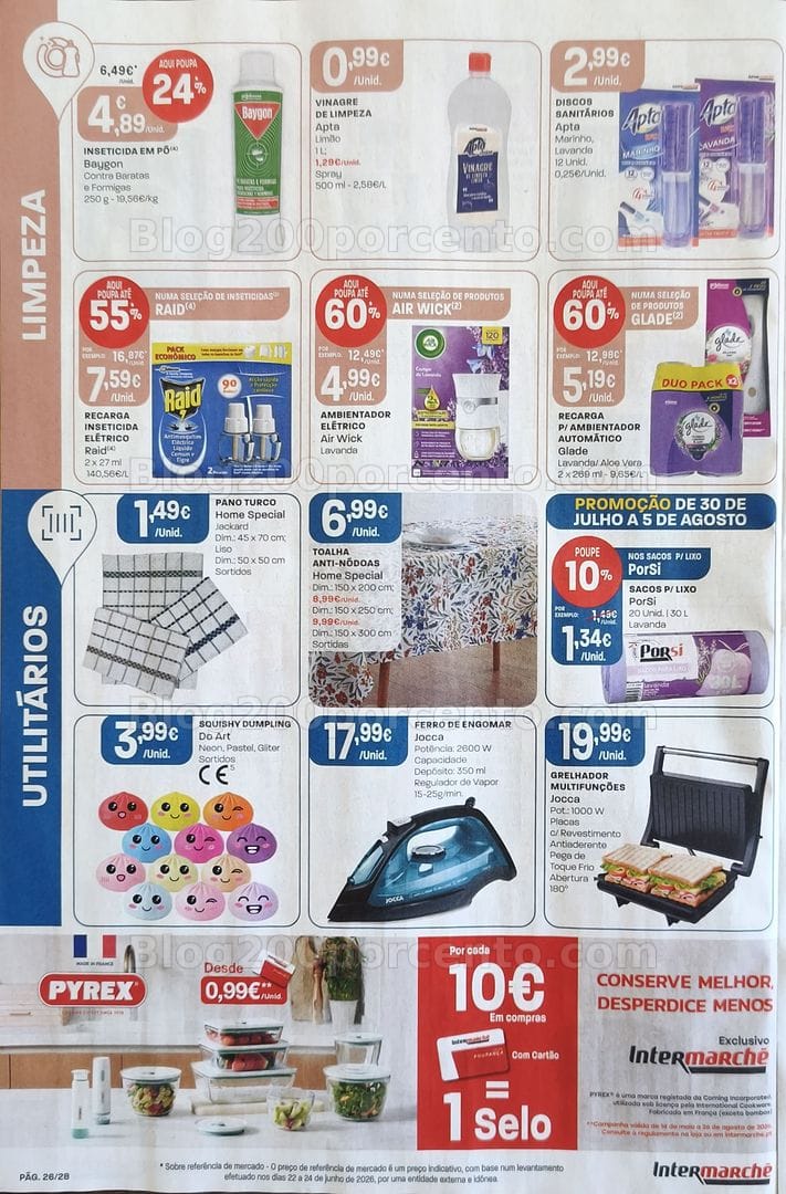 Antevisão Folheto INTERMARCHÉ Contact Promoções de 30 julho a 5 agosto